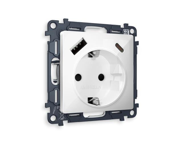 MA110010 Розетка Ambrella Volt ALFA MA110010