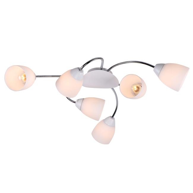 Потолочная люстра IMEX MD.8410-6-S CH+WH