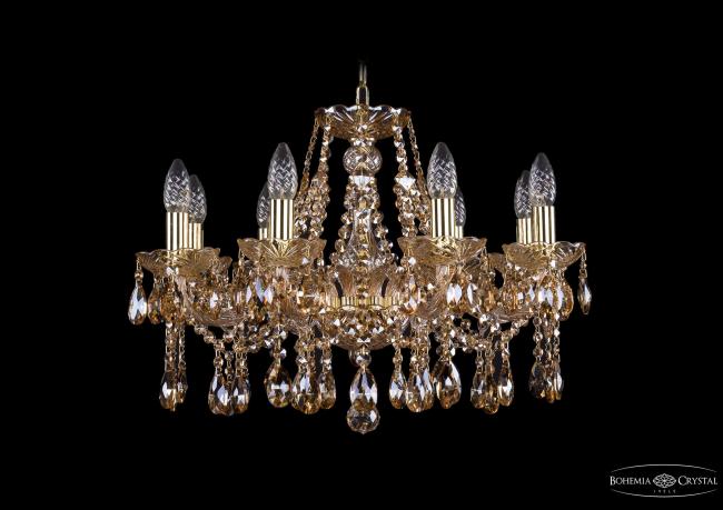 1413/8/200 G M721 Подвесная хрустальная люстра 1413 Bohemia 1413/8/200 G M721