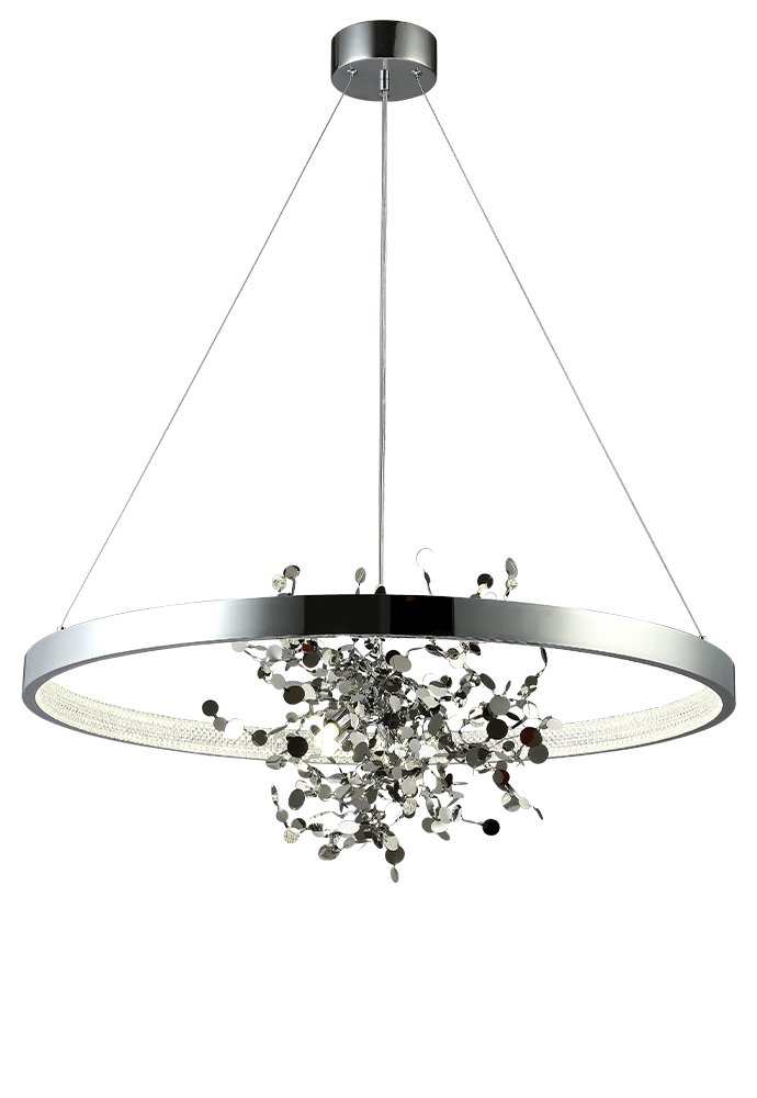 Подвесная люстра Crystal Lux Garden GARDEN SPLED+4 D800 CHROME