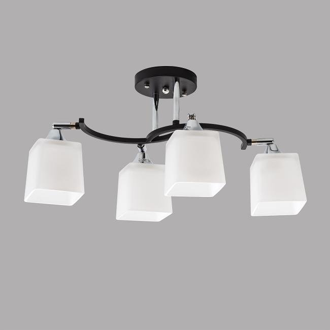 MD.6106-4-S-BK+CH Потолочная люстра IMEX MD.6106-4-S-BK+CH