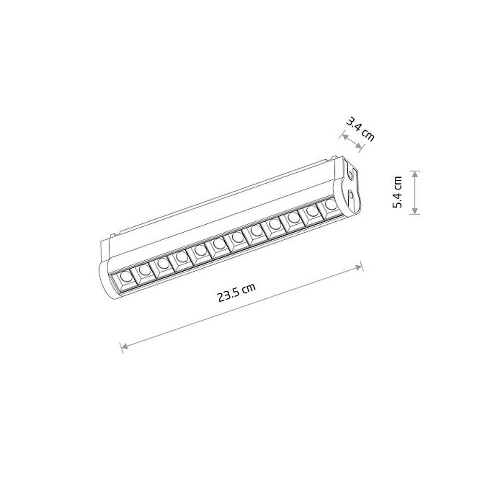 Трековый светильник Nowodvorski Focus Swing Led 11336