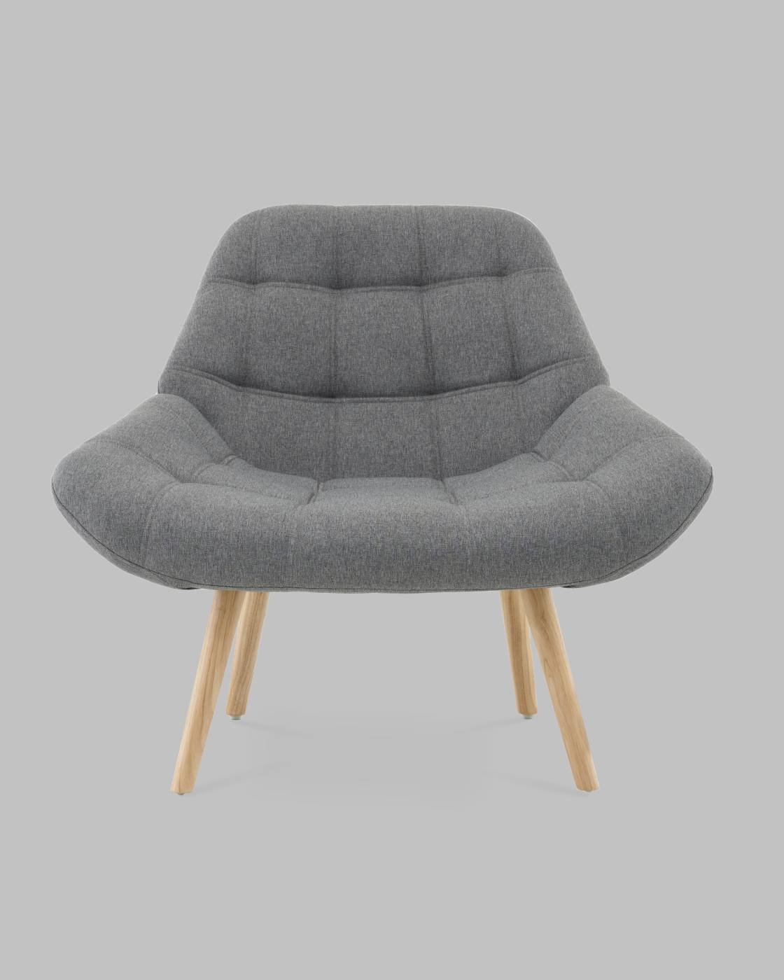 QH-8927K 875-18 grey Кресло Stool Group Олби QH-8927K 875-18 grey