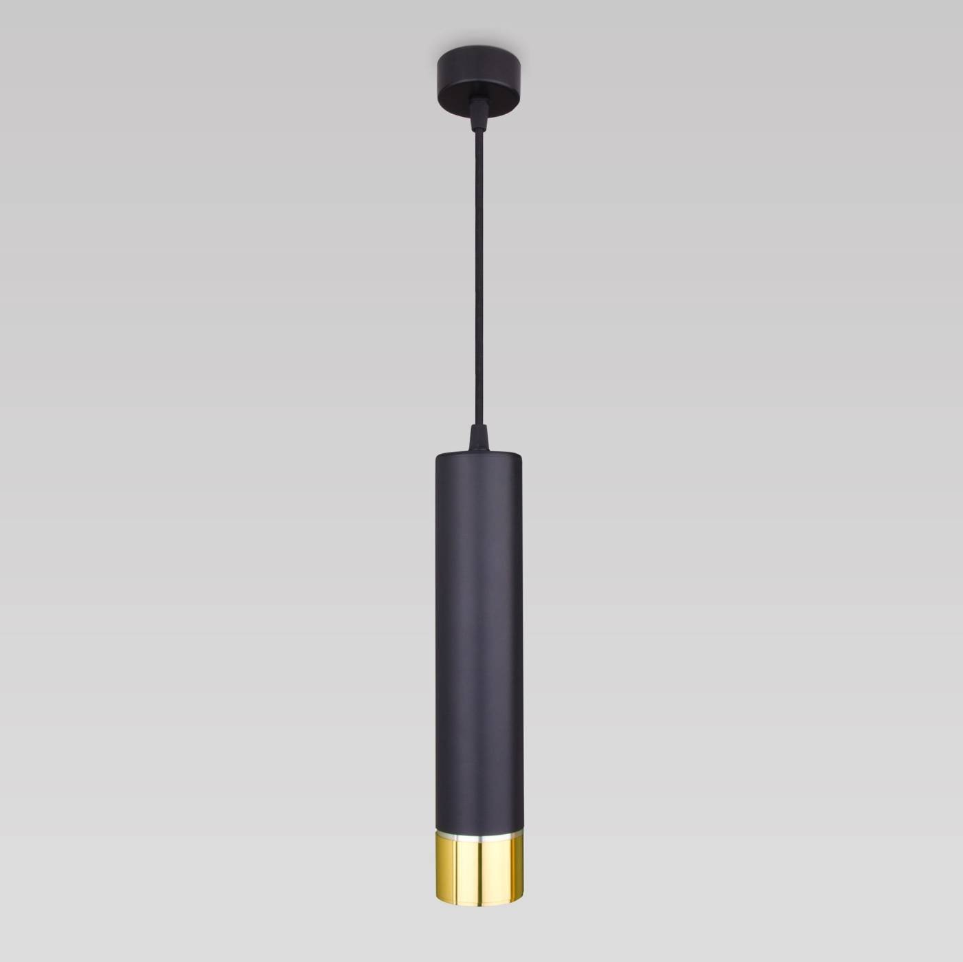 DLN107 GU10 черный/золото Подвесной светильник DLN106/DLN107 Eurosvet DLN107 GU10 черный/золото