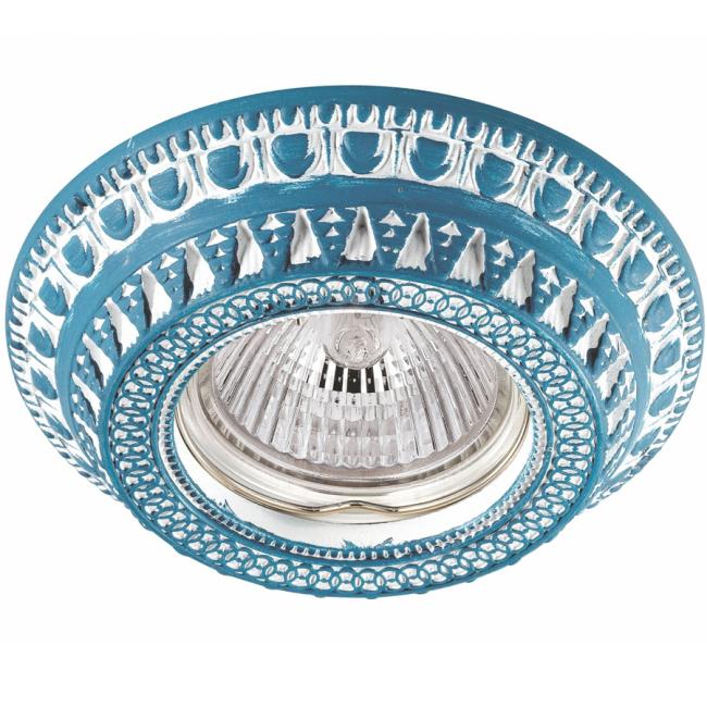 Встраиваемый светильник с узорами Vintage 370011 Novotech