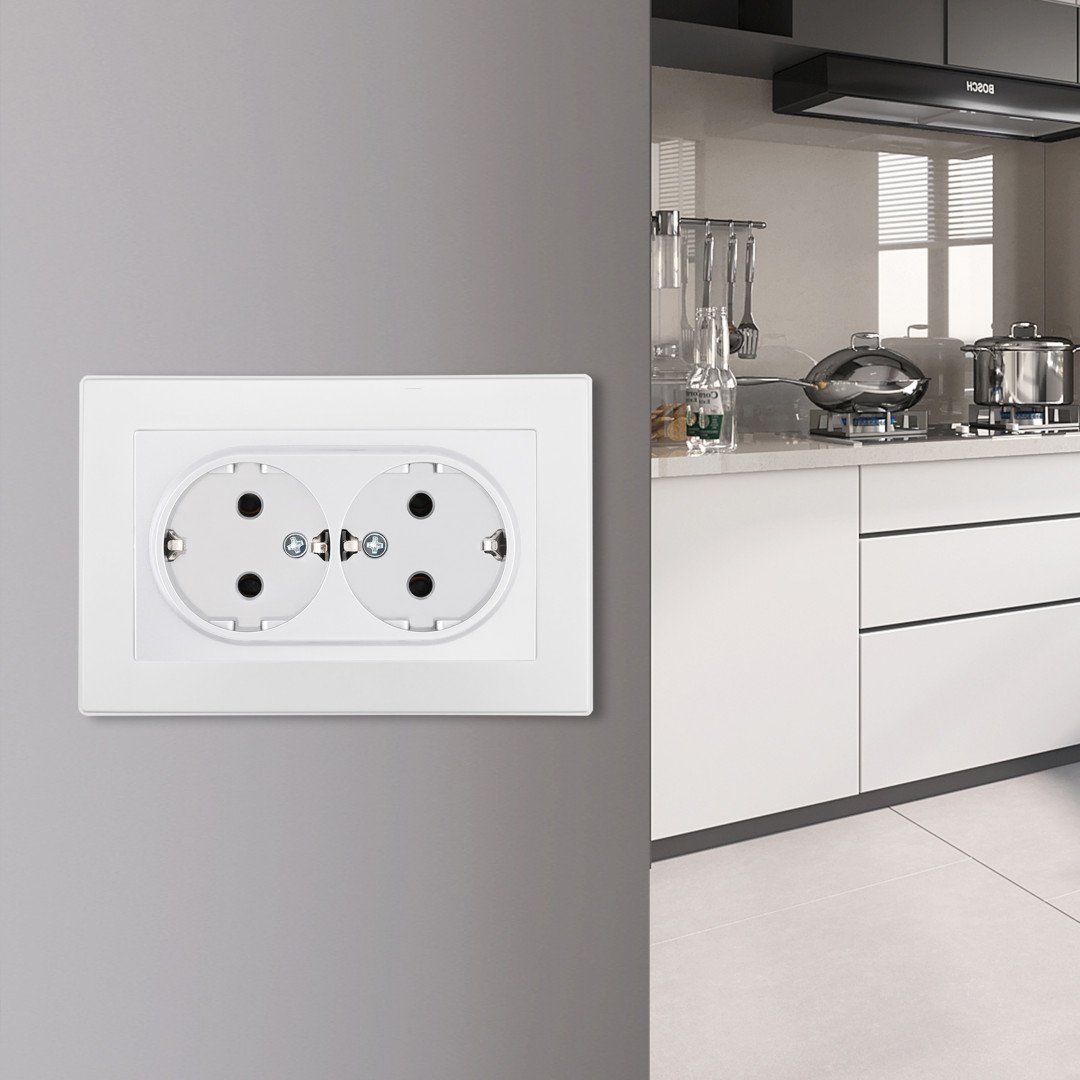 Розетка Arte Milano Set06-2 SET06-double-40-2 white