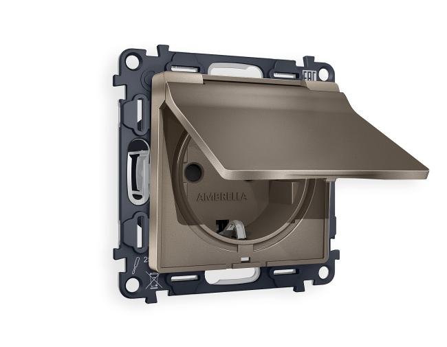 MA638010 Розетка Ambrella Volt ALFA MA638010