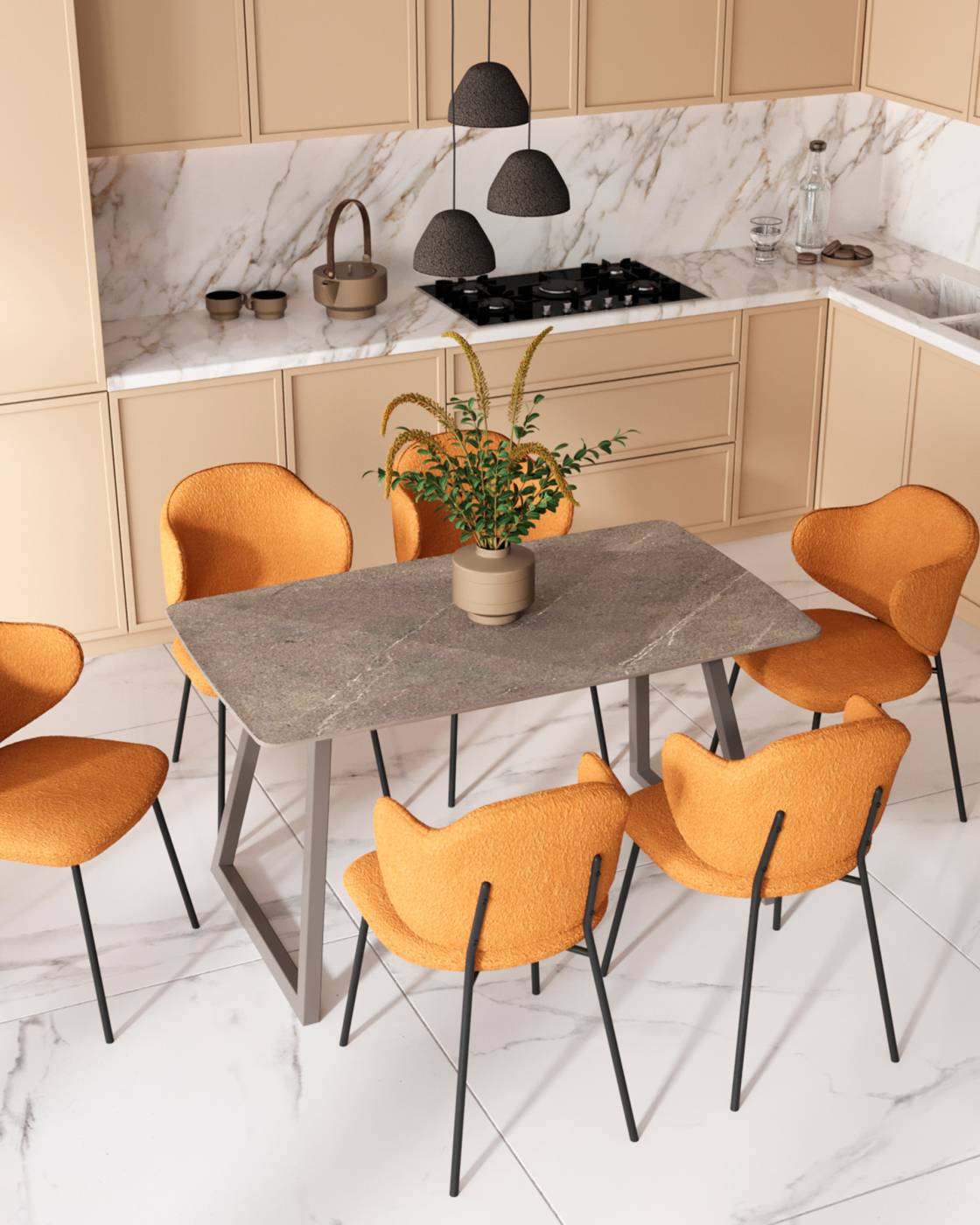 Обеденный стул Stool Group Bellamy 9122 yellow UF998-7