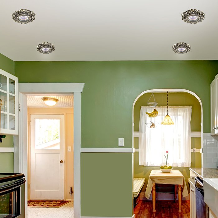 Встраиваемый светильник с узорами Vintage 370024 Novotech