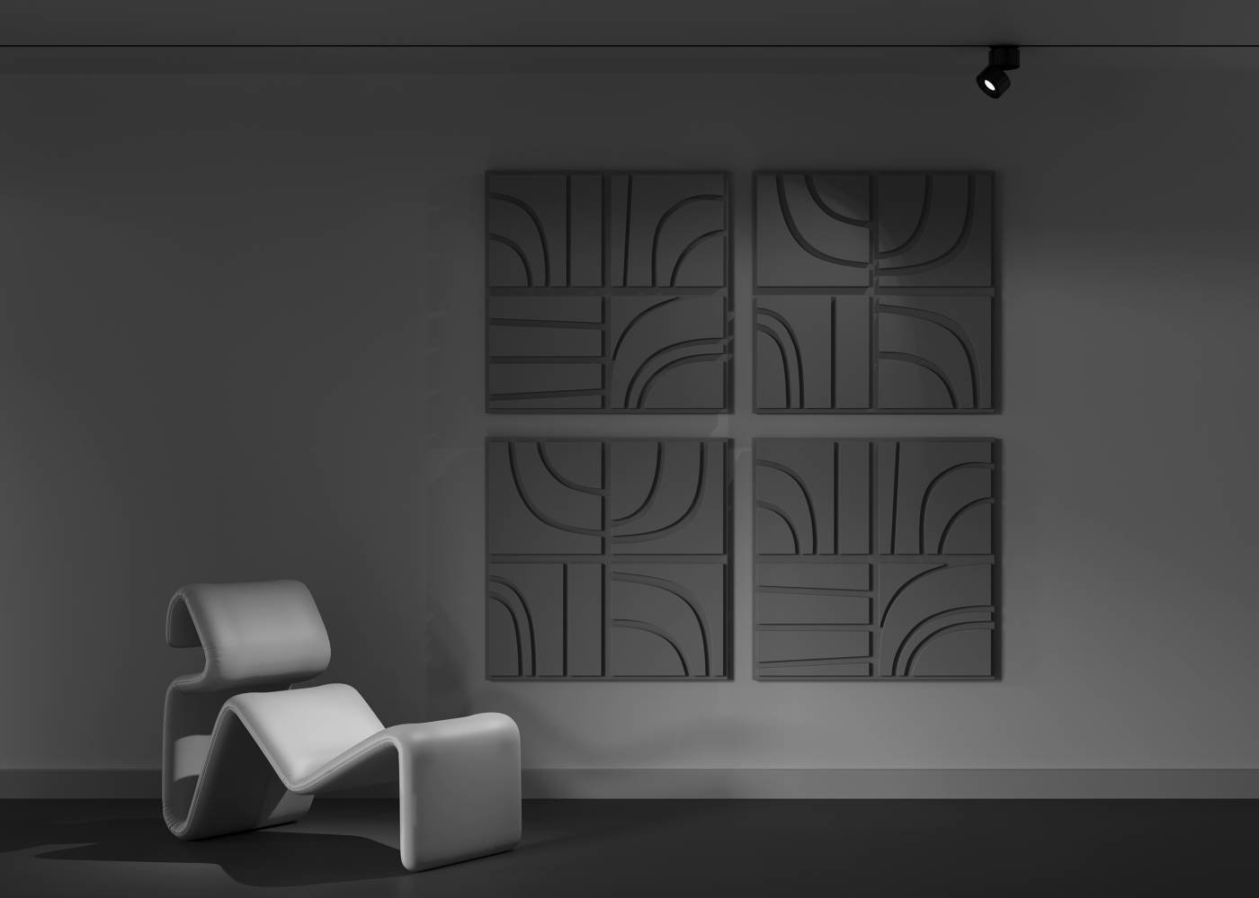 TR084-1-15W4K-B Трековый светильник Maytoni Yin Unity TR084-1-15W4K-B