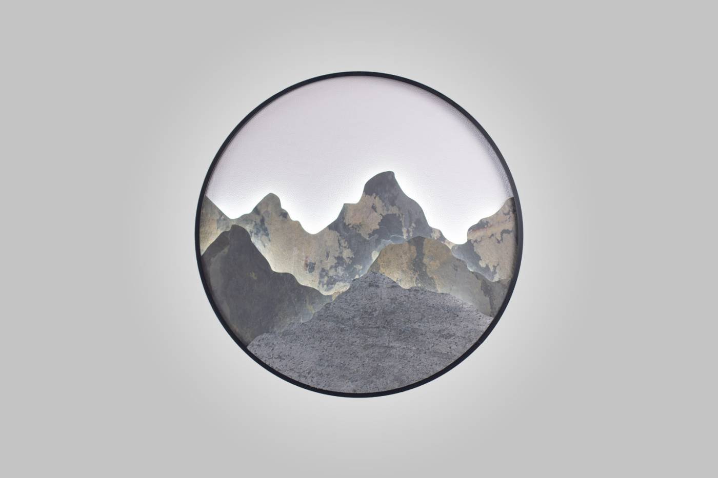 Настенный светильник AM Group Rocks ROCKS BK100