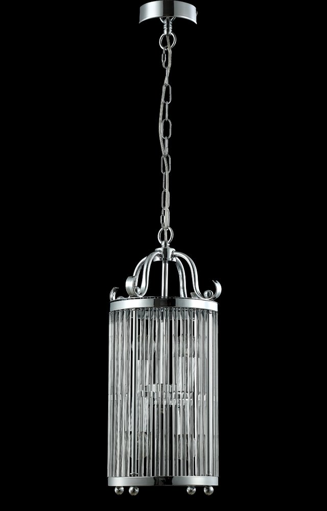 Светильник подвесной Crystal Lux Tadeo TADEO SP4 D200 CHROME/TRANSPARENTE