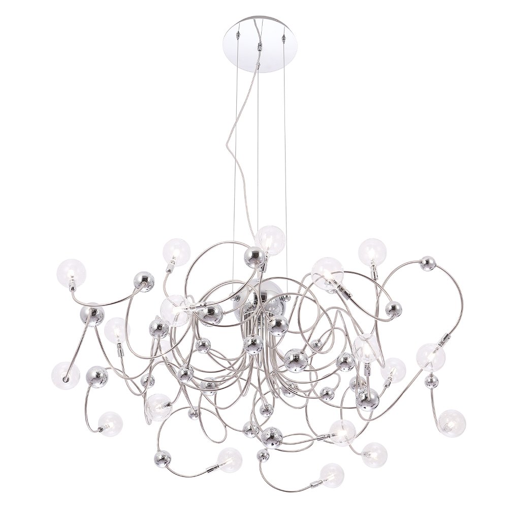 MEDUSA SP20 CHROME Подвесная люстра Crystal Lux Medusa MEDUSA SP20 CHROME