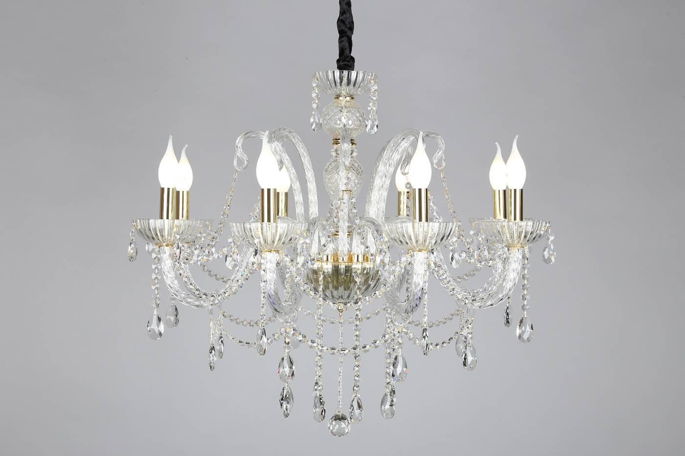 Подвесная хрустальная люстра Bonaita Omnilux OML-70103-08