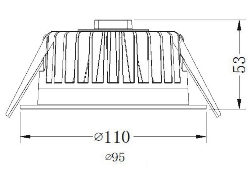 Встраиваемый светильник Deko-Light COB1 565010