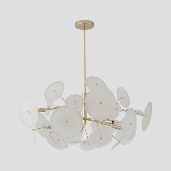 Люстра на штанге Crystal Lux Dandelion DANDELION SP10 GOLD