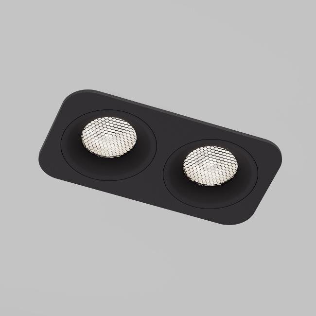 15277/LED 20W 4000K черный IP44 Встраиваемый светильник Elektrostandard Tetro 15277/LED 20W 4000K черный IP44