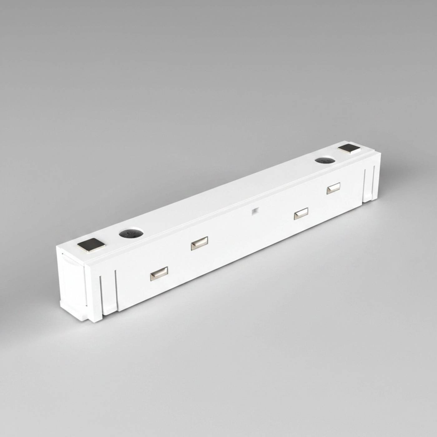 Прямой коннектор (белый) 95135/00_система Слим Коннектор Slim Magnetic Elektrostandard Прямой коннектор (белый) 95135/00_система Слим