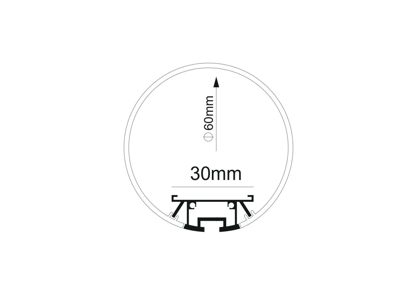 00-00005487 Профиль PT60-2.5 подвесной, 2.5м, SWG PRO 00-00005487