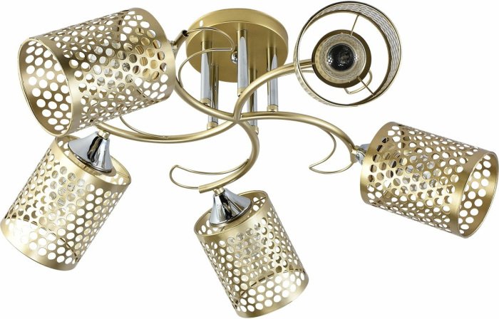 Потолочная люстра 01322-0.3-05 MATT GOLD+CR