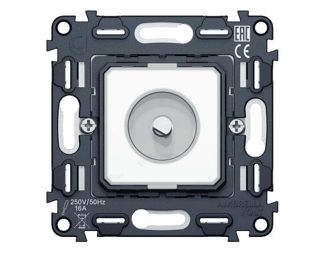 Механизм терморегулятора с датчиком для теплого пола с подсветкой Ambrella Volt QUANT VM1381