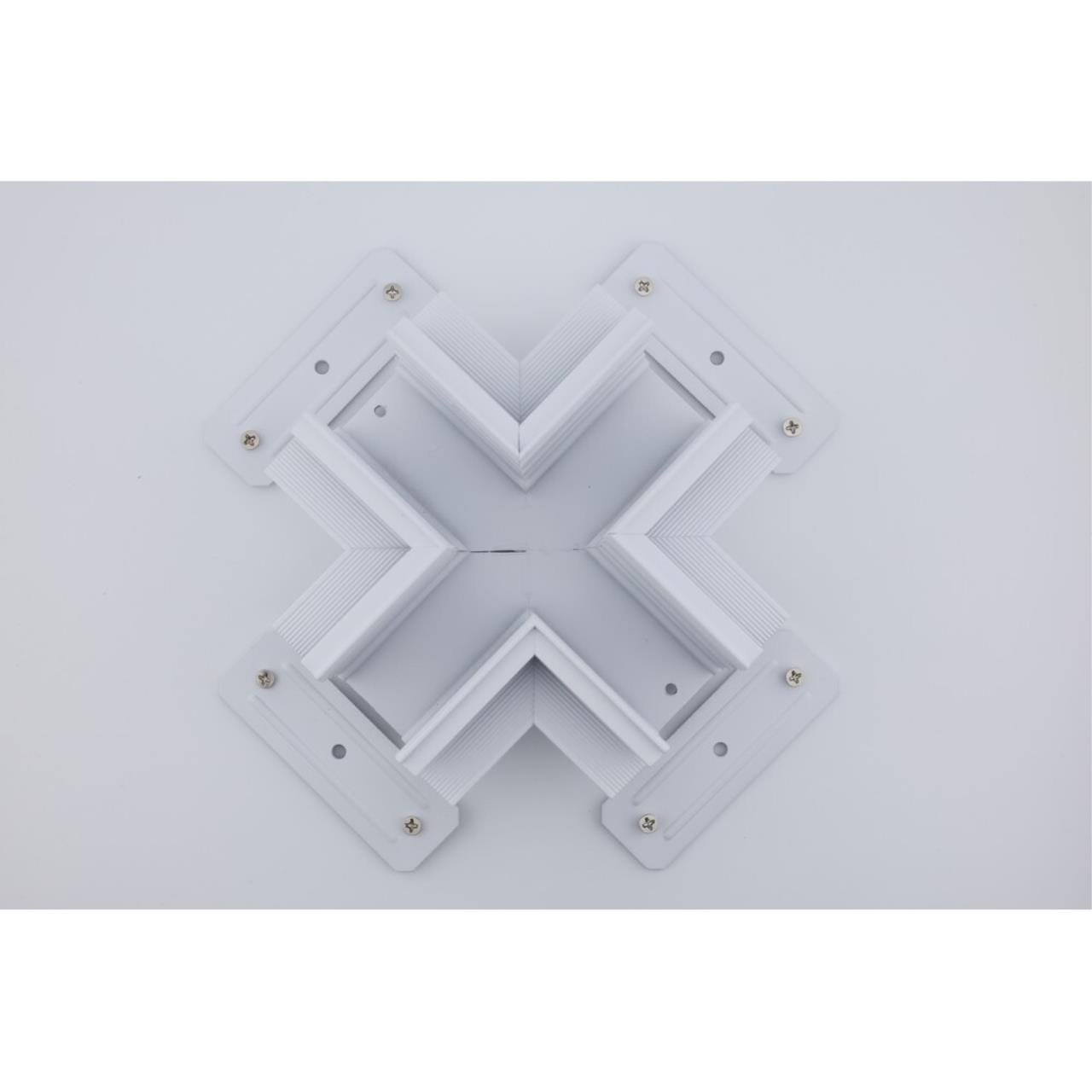 APL.0285.10.04 Трековый соединитель Х-образный Magnetic track 220 Aployt APL.0285.10.04