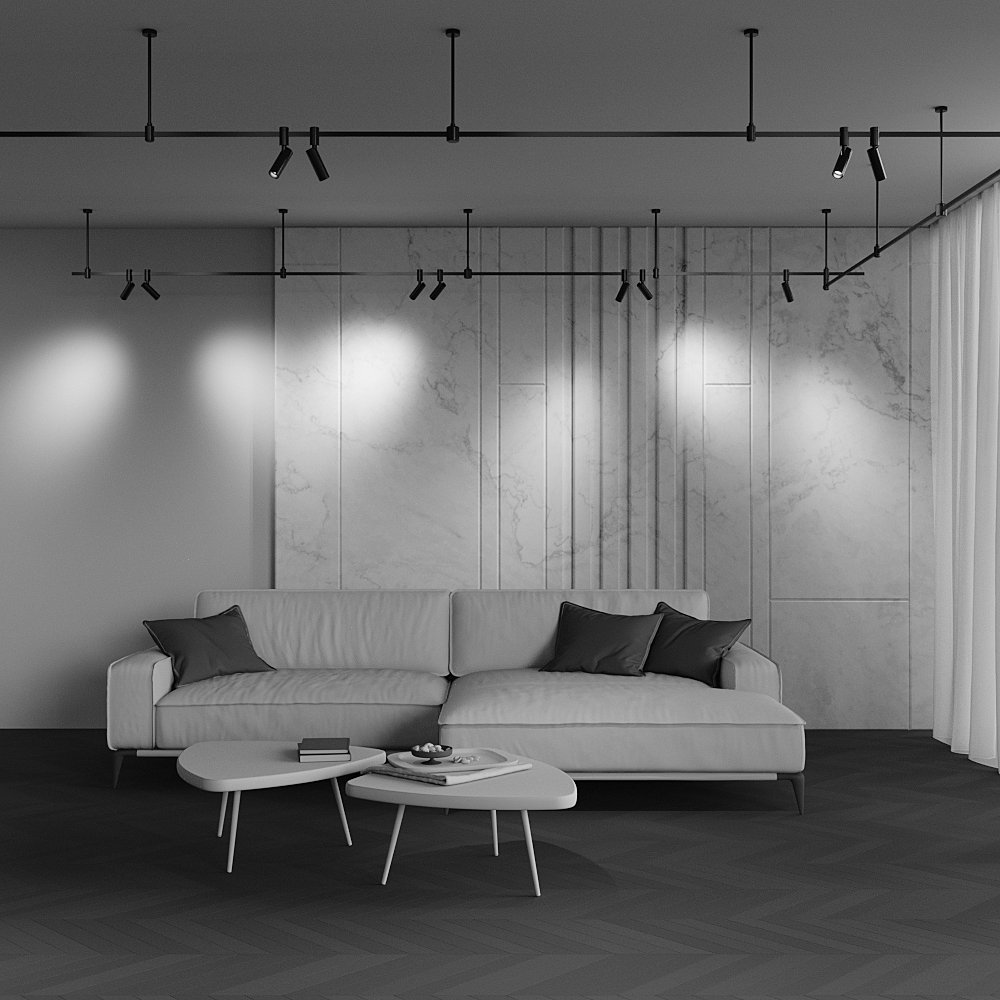 TR144-1-5W4K-W-B Трековый светильник Maytoni Focus Led TR144-1-5W4K-W-B