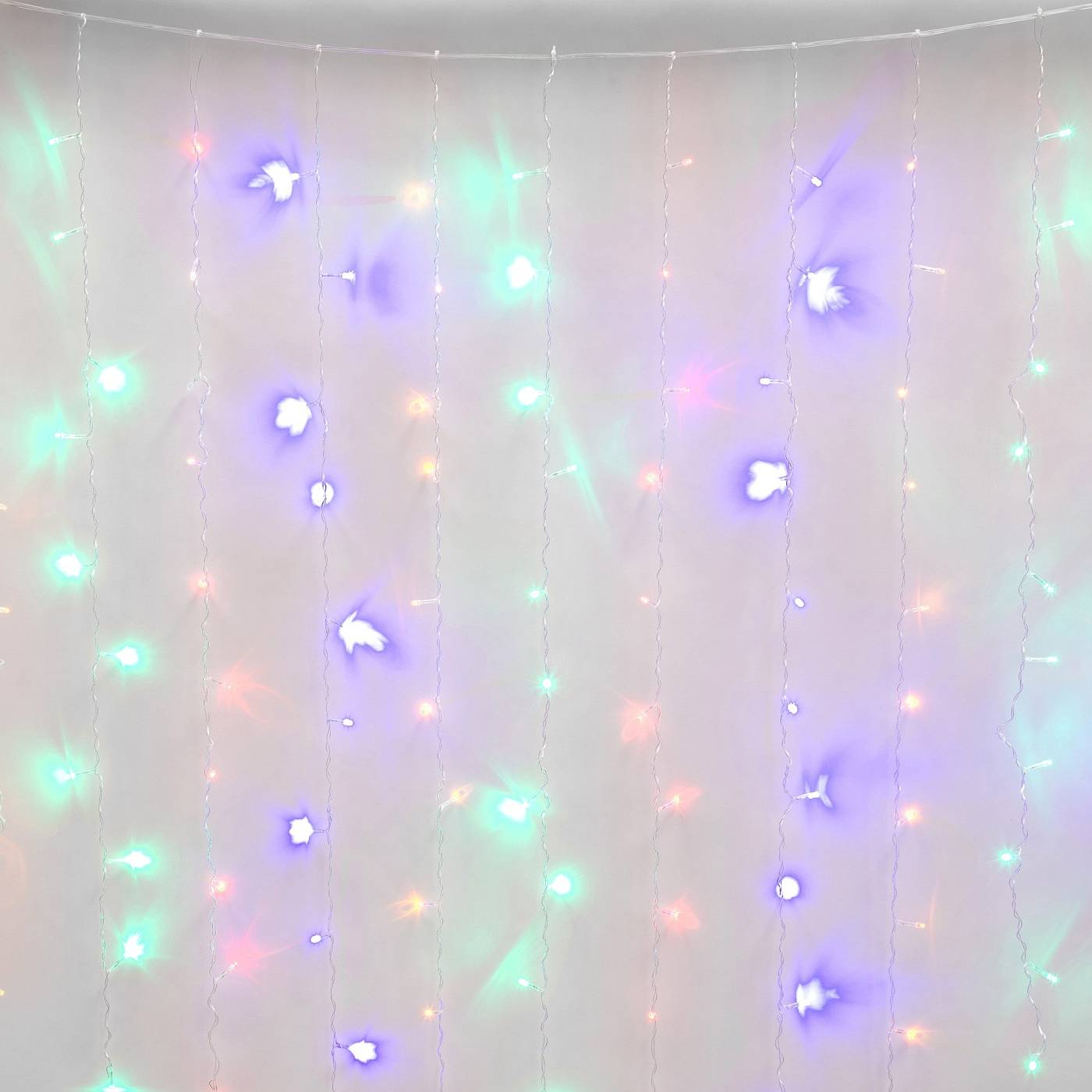 Занавес светодиодный с эффектом мерцания, 3х2м Uniel ULD-C3020-240/TTK MULTI IP44