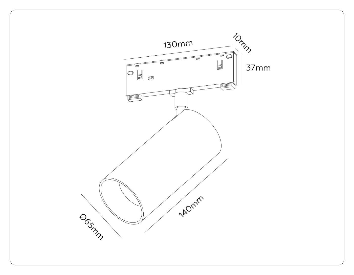 Трековый светильник Ambrella Track System GL2315