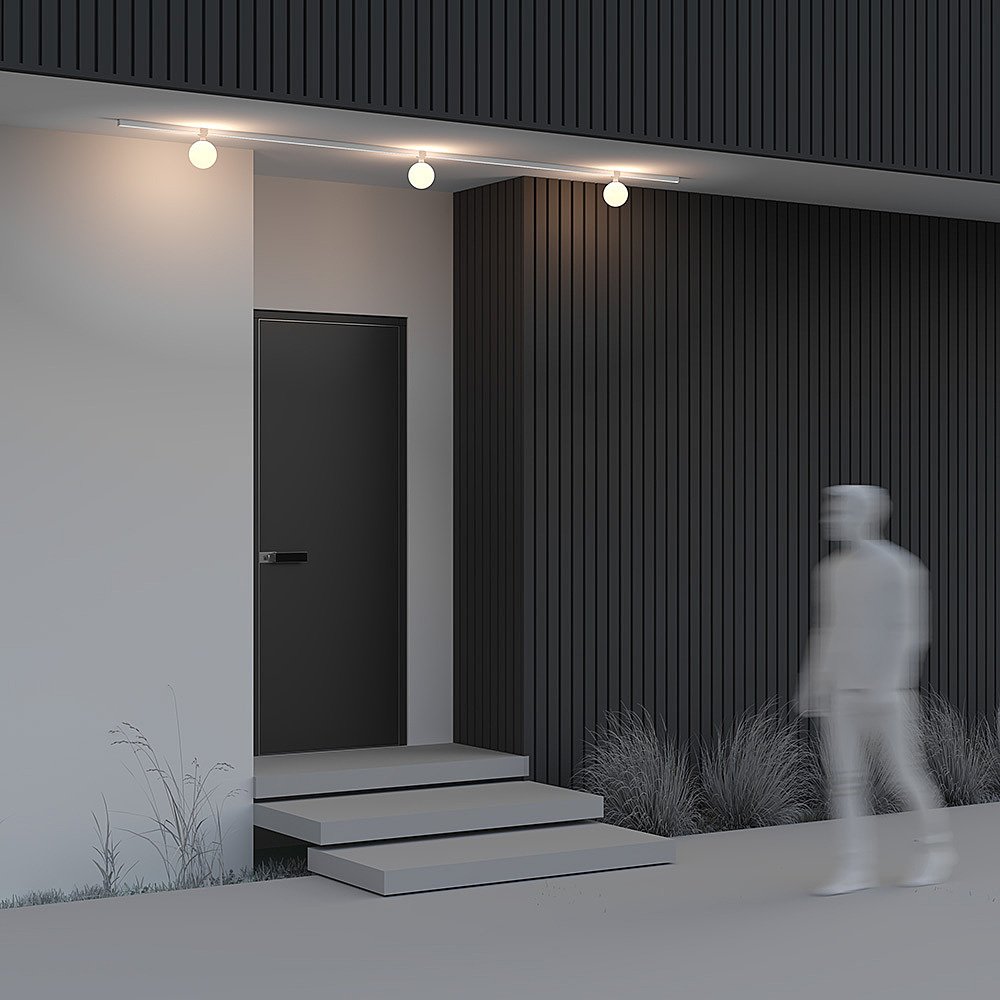 Трековый светильник Maytoni Luna O-TR01-1-S-9WW3K