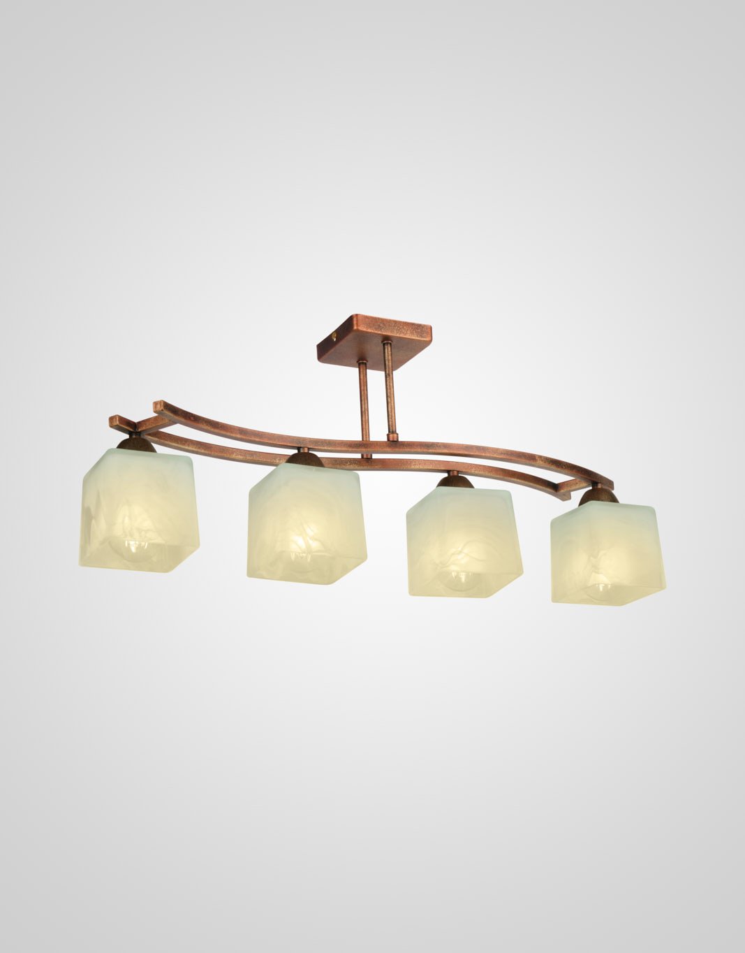 Потолочная люстра Мелодия Света Cube P9484-4 CP 000024564