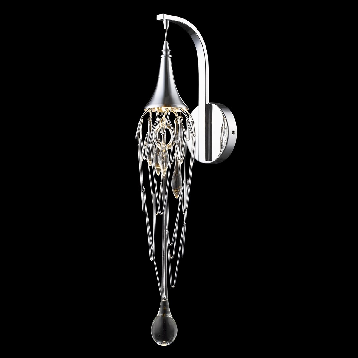 W68009S-1 chrome Настенное бра Delight Collection Goddess Tears W68009S-1 chrome