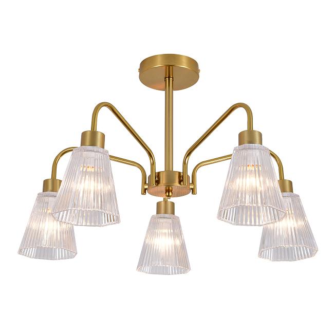 Потолочная люстра Escada Berzelia 150001/5R E14*40W Copper ES0000028