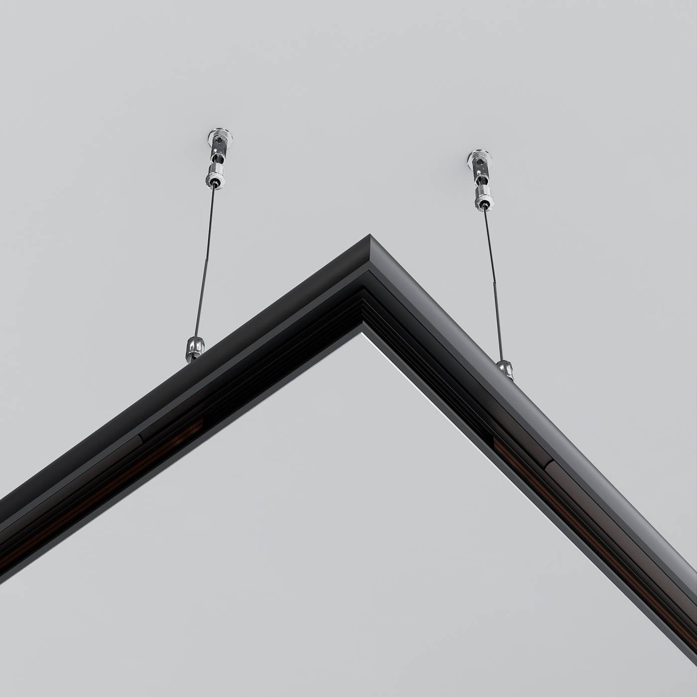 TRAM034CL-R-41B Коннектор угловой для круглого низкопрофильного шинопровода Exility Maytoni Accessories for tracks Exility TRAM034CL-R-41B