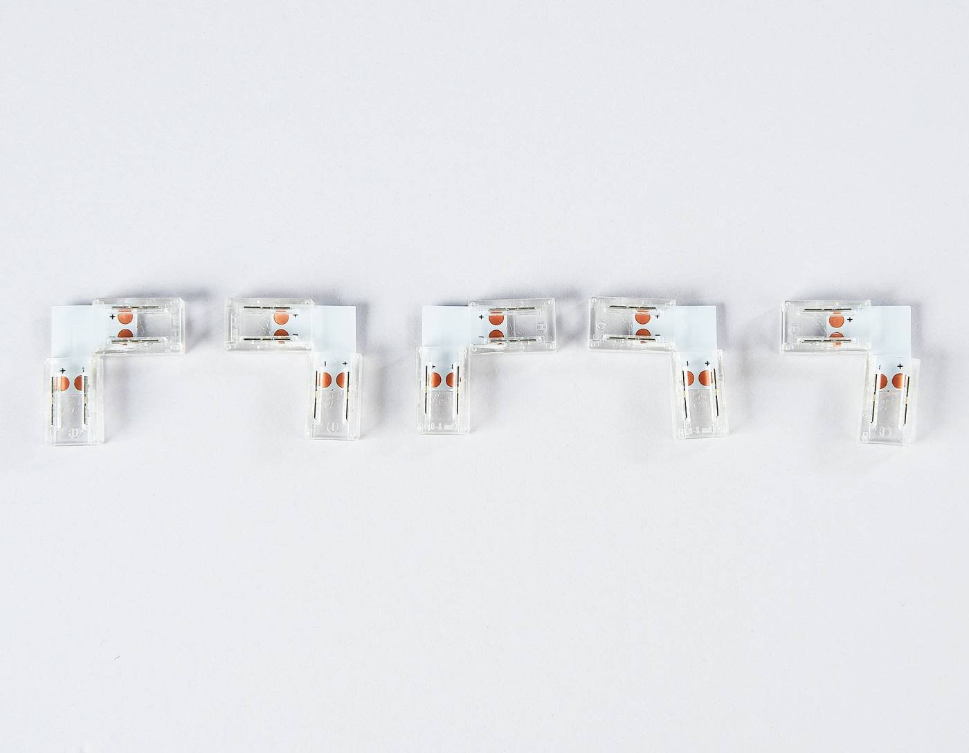 Соединитель угловой L COB 12/24V для лент 8mm (2 конт.) (5шт) Ambrella LED Strip GS6851