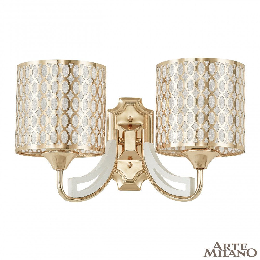 303387/2W Wh/Gd Настенное бра Arte Milano Florentia-3387 303387/2W Wh/Gd