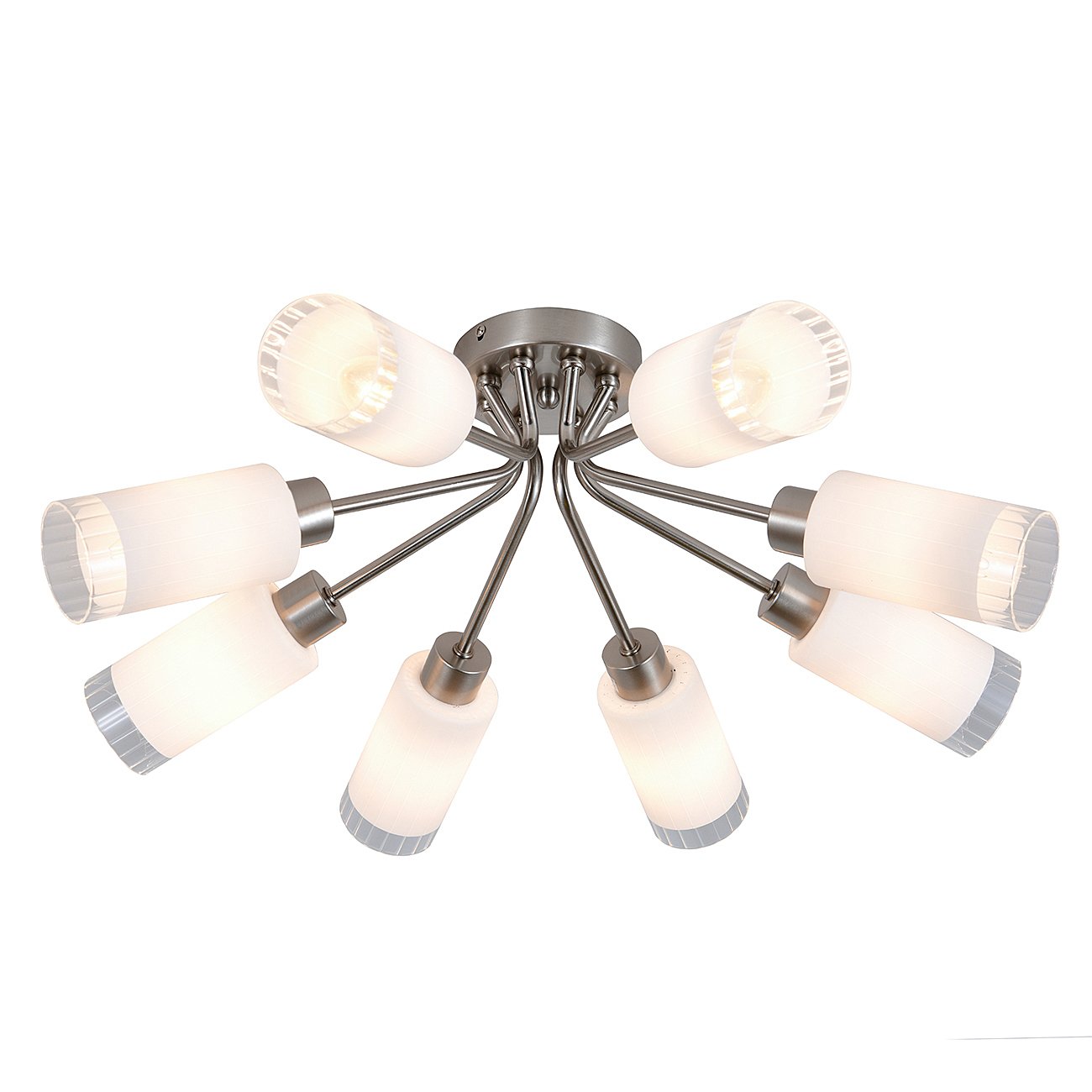 ES0000043 Потолочная люстра Escada Muscari 150004/8C E14*40W Nickel ES0000043