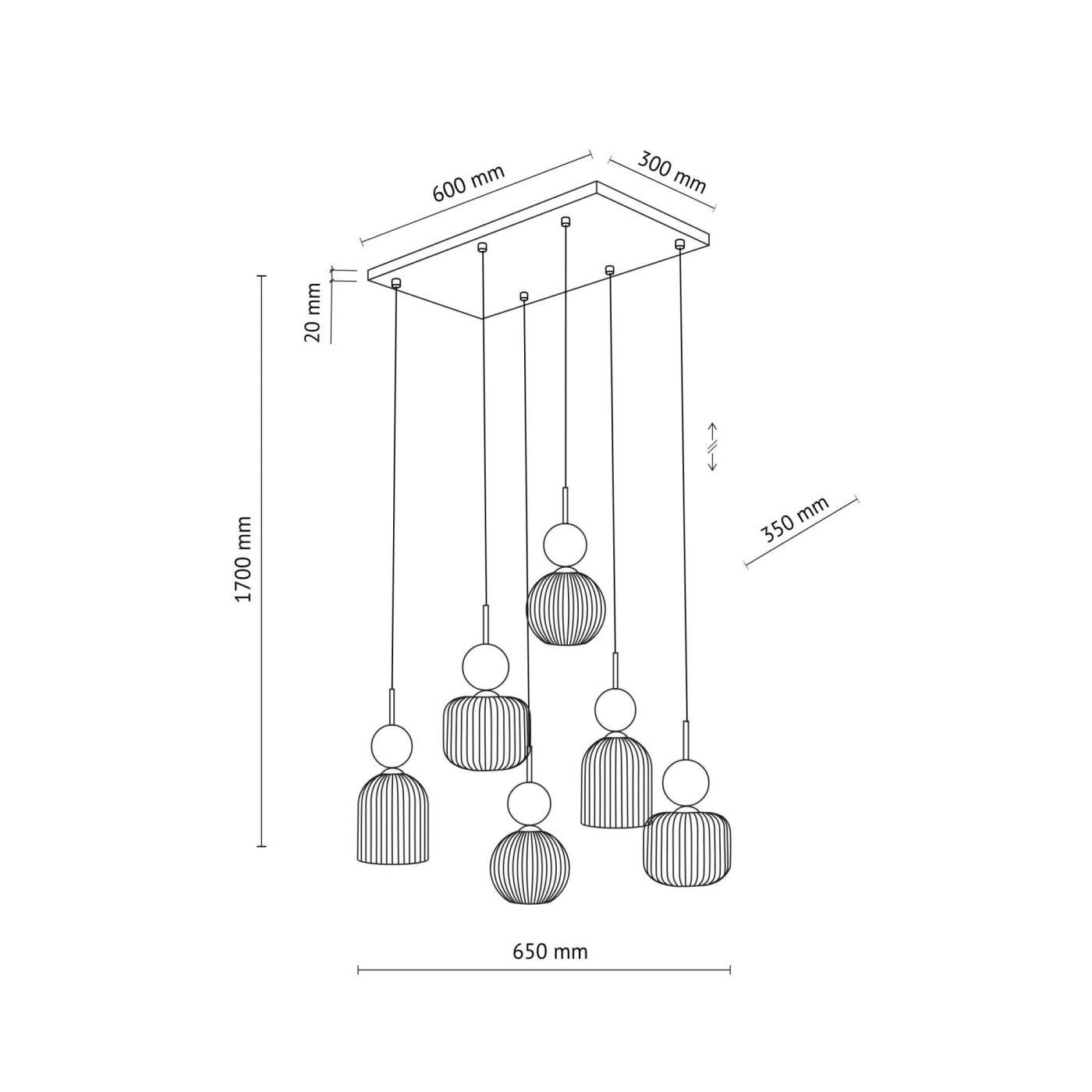 11044 Sophia Cognac Подвесной светильник Sophia Cognac TK Lighting 11044 Sophia Cognac