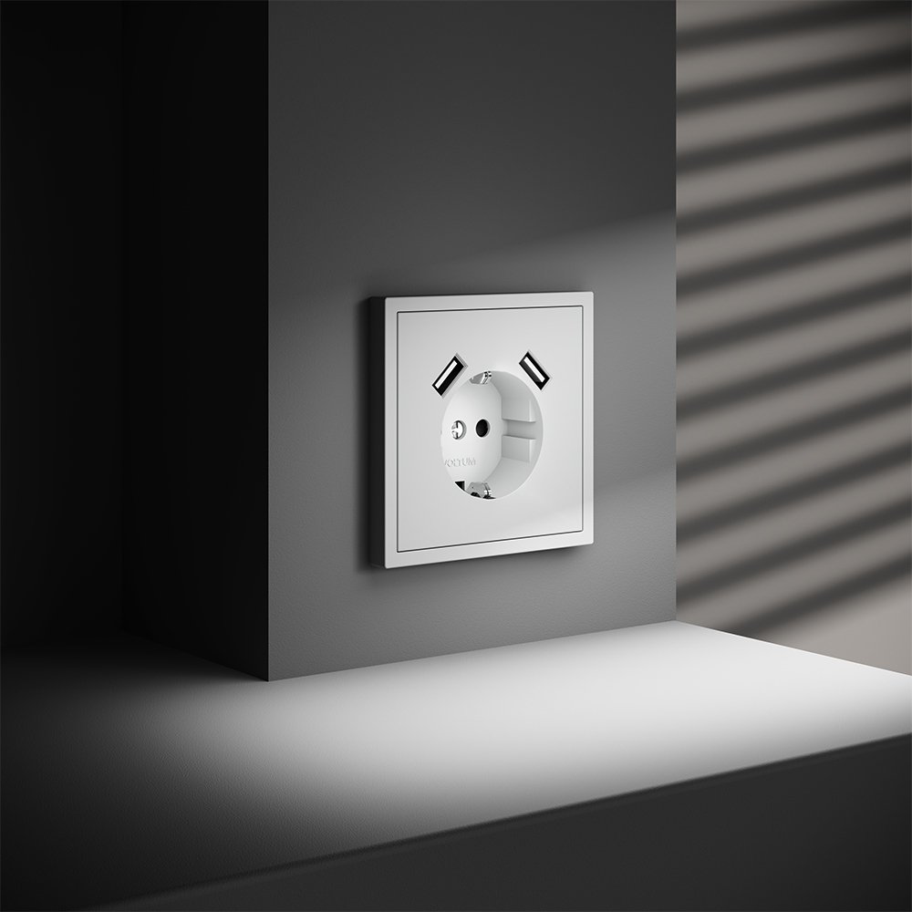 VLS040402 Розетка Voltum S70 VLS040402