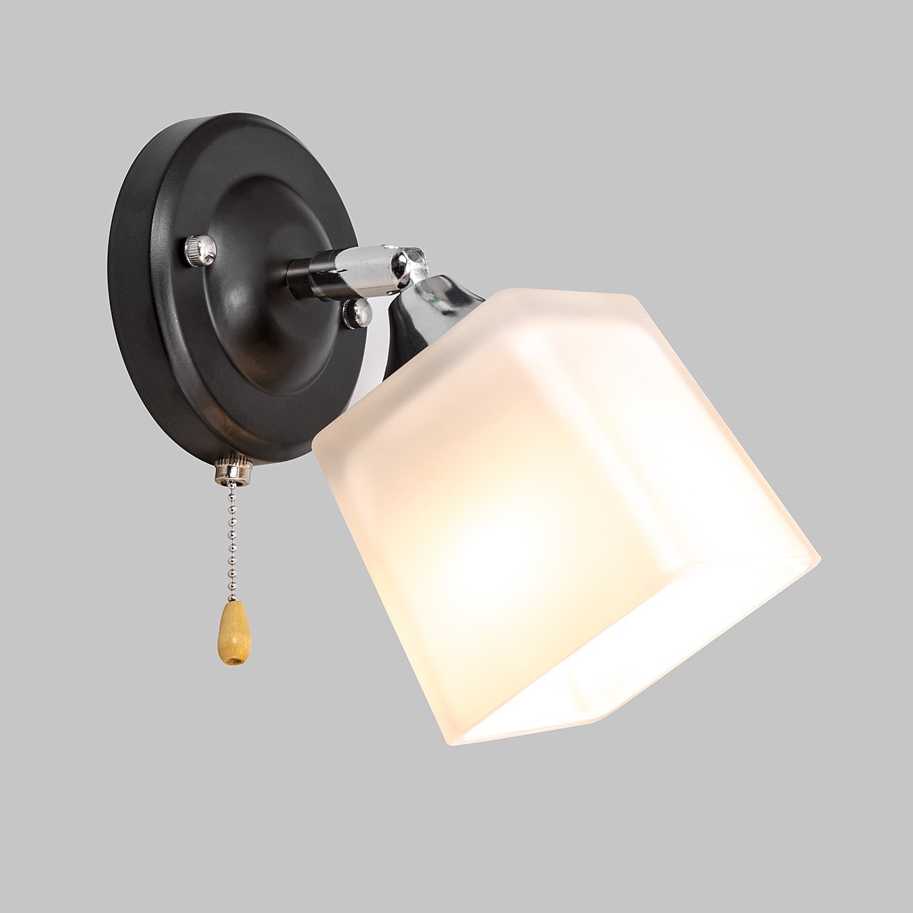 Настенное бра IMEX MD.6106-1-W-BK+CH