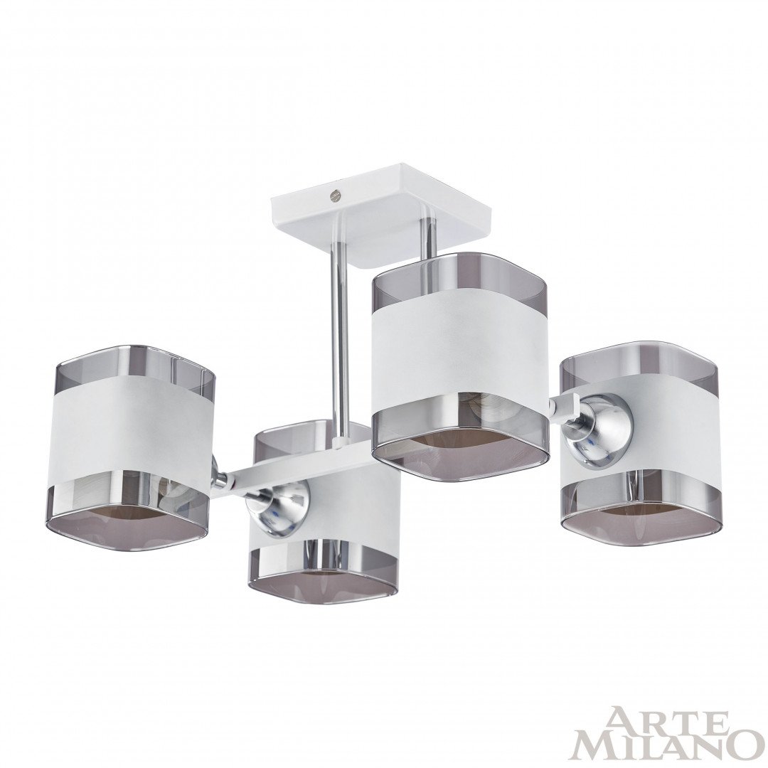 329809/4 WH+CR Потолочная люстра Arte Milano AMALFI 329809/4 WH+CR