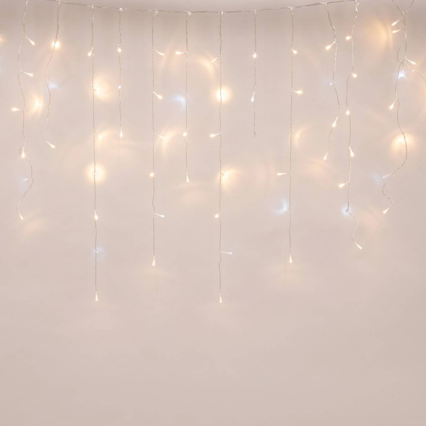 ULD-B25006-440/TTK WARMWHITE-WHITE IP44 Бахрома светодиодная с эффектом мерцания, 25м Uniel ULD-B25006-440/TTK WARMWHITE-WHITE IP44