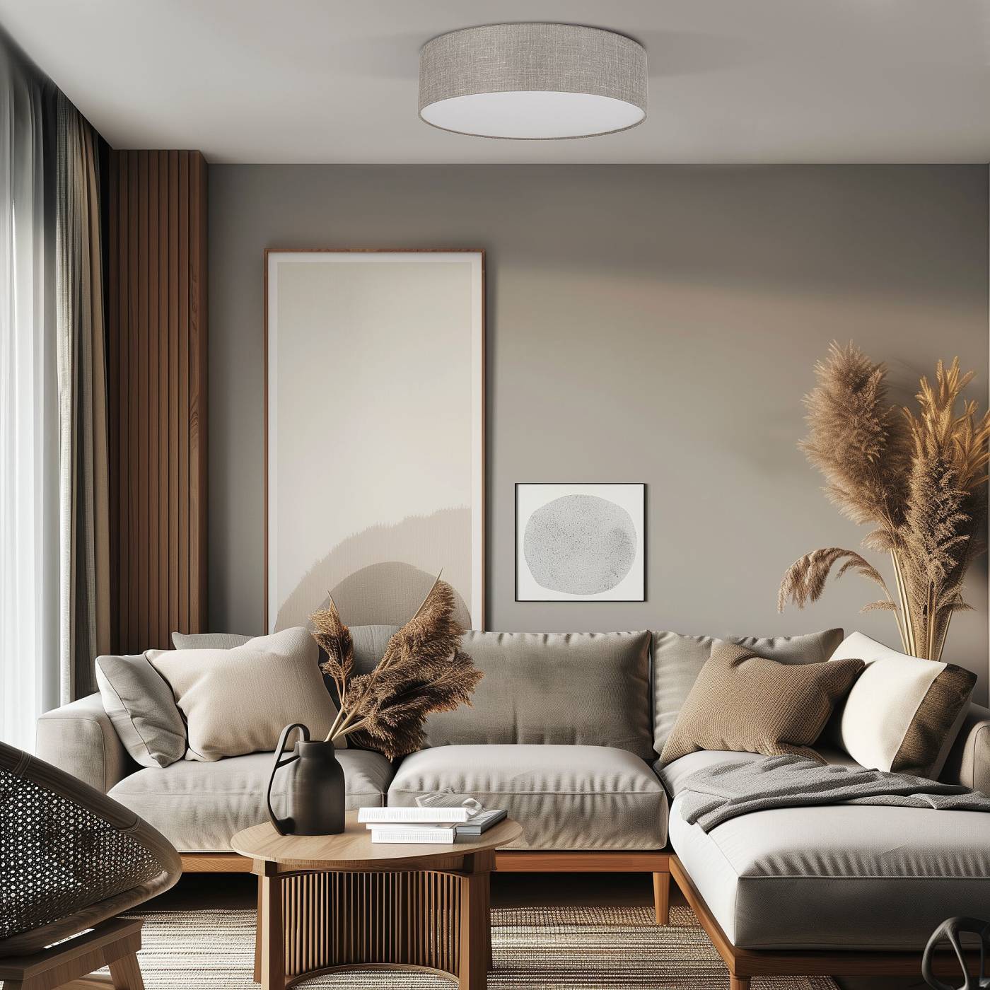 5637 Rondo Linen Светильник потолочный TK Lighting Rondo 5637 Rondo Linen