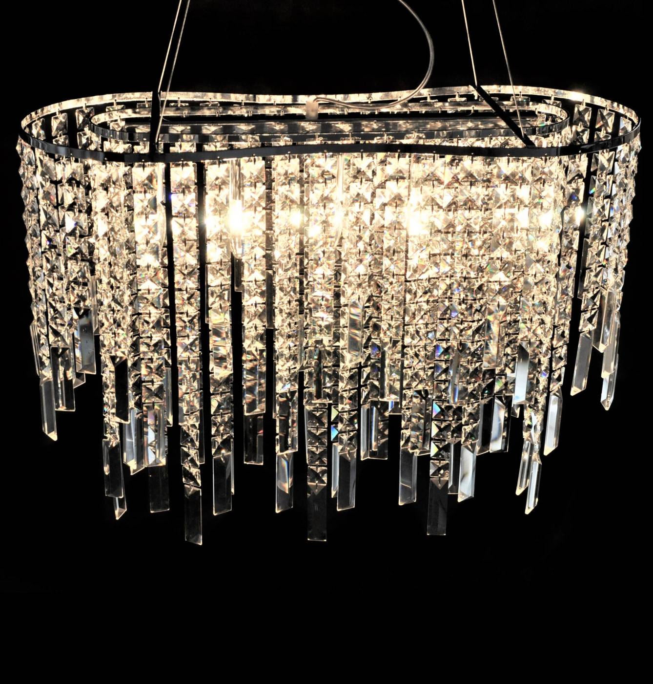 Подвесная хрустальная люстра Zucchero Lumina Deco LDP 2159-600 CHR