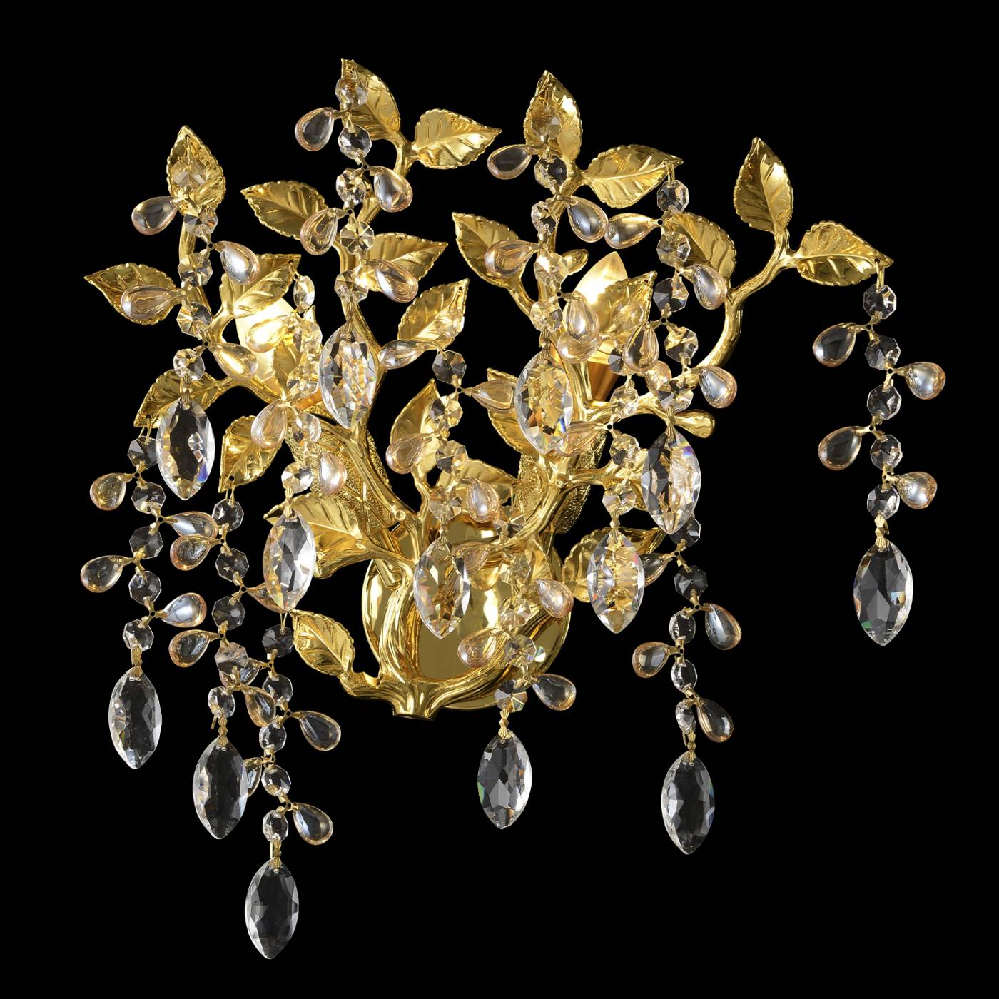 EDEN AP2 GOLD Настенное бра Crystal Lux Eden EDEN AP2 GOLD