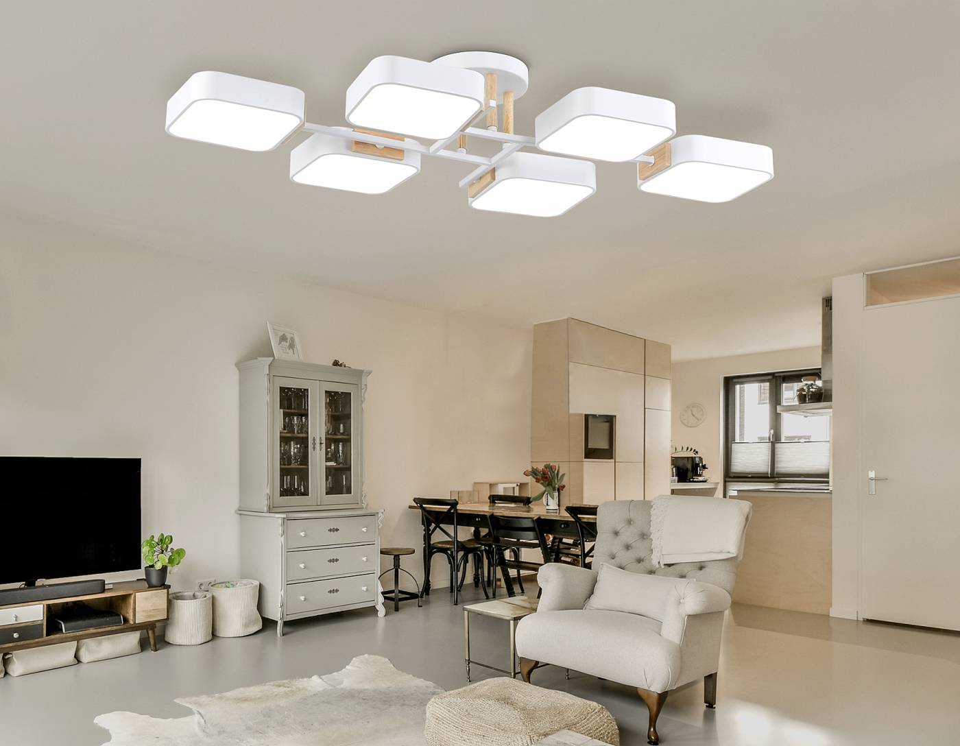 Потолочная люстра Ambrella LineTech FL4886