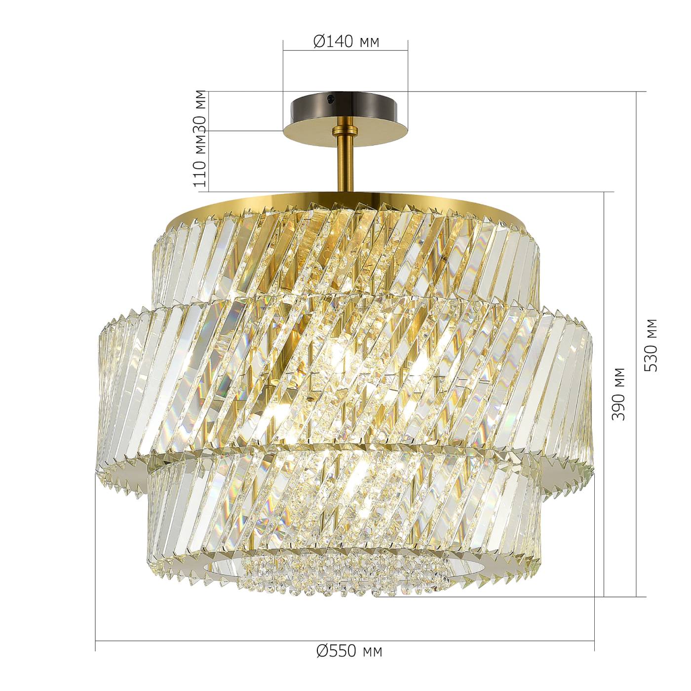 Потолочная люстра ST Luce Ritz SL6138.313.12