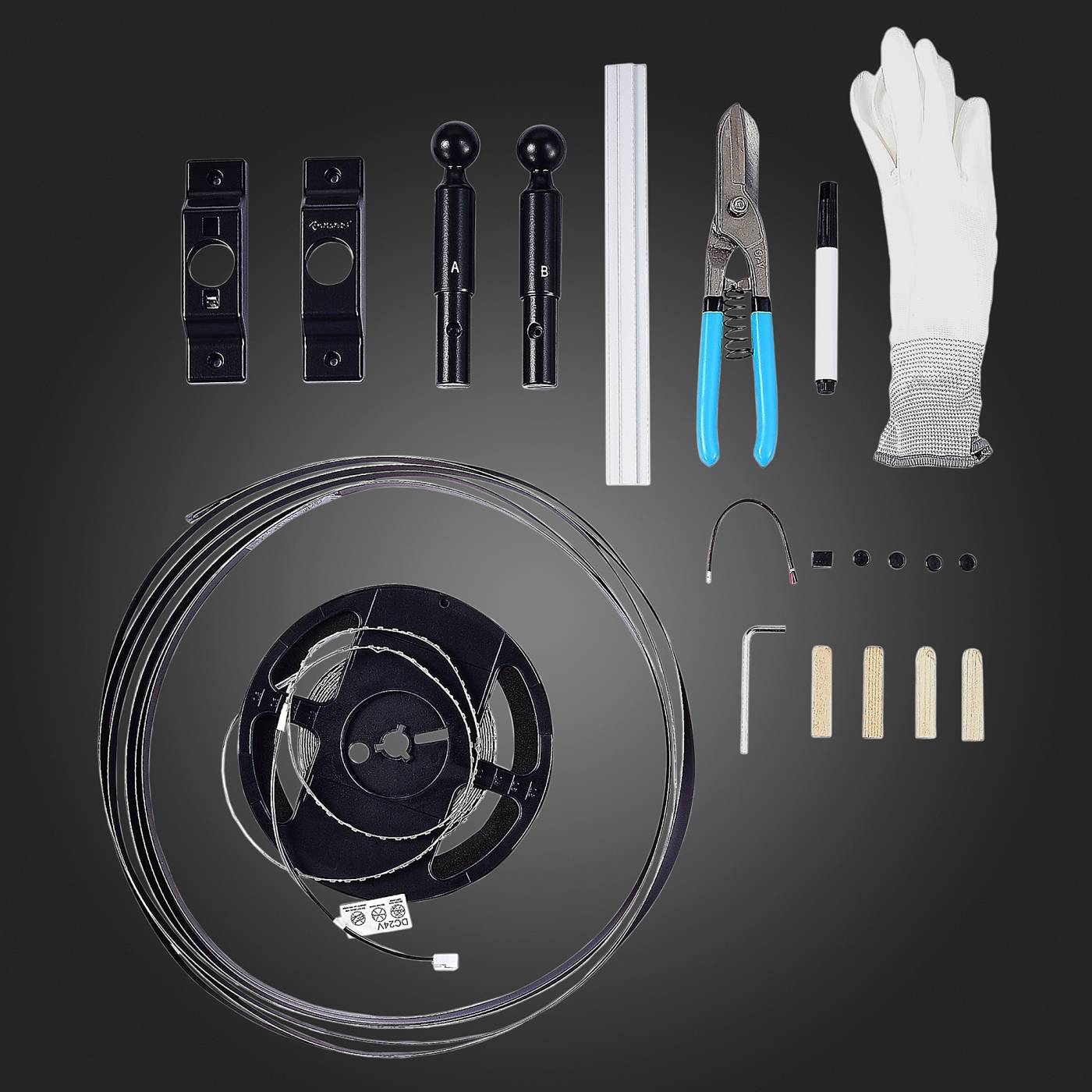 ST960.437.10 Тросовая световая система LED 1*10W 3000K ST Luce Functional ST960.437.10