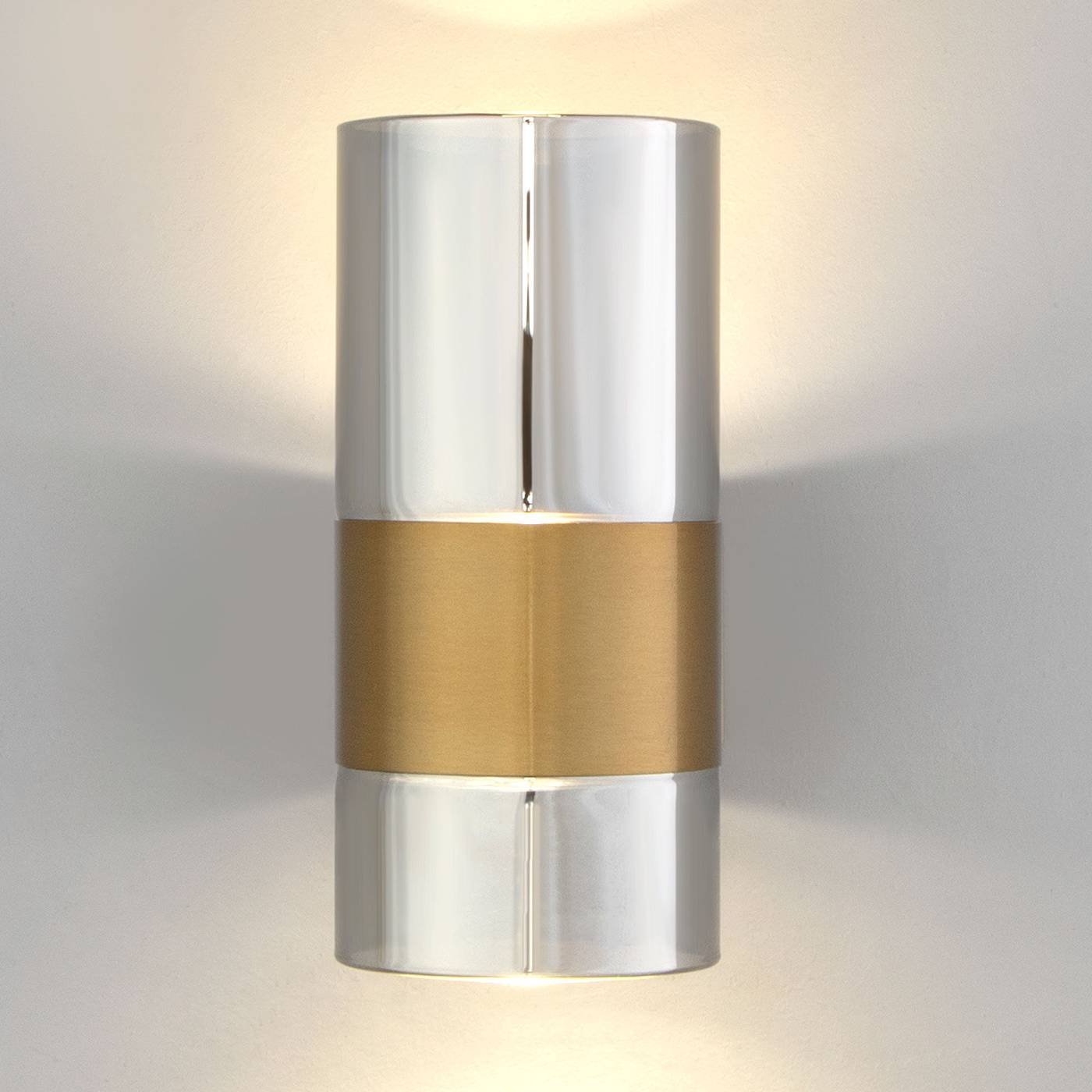 Настенное бра Eurosvet Watford 40021/1 LED латунь/дымчатый
