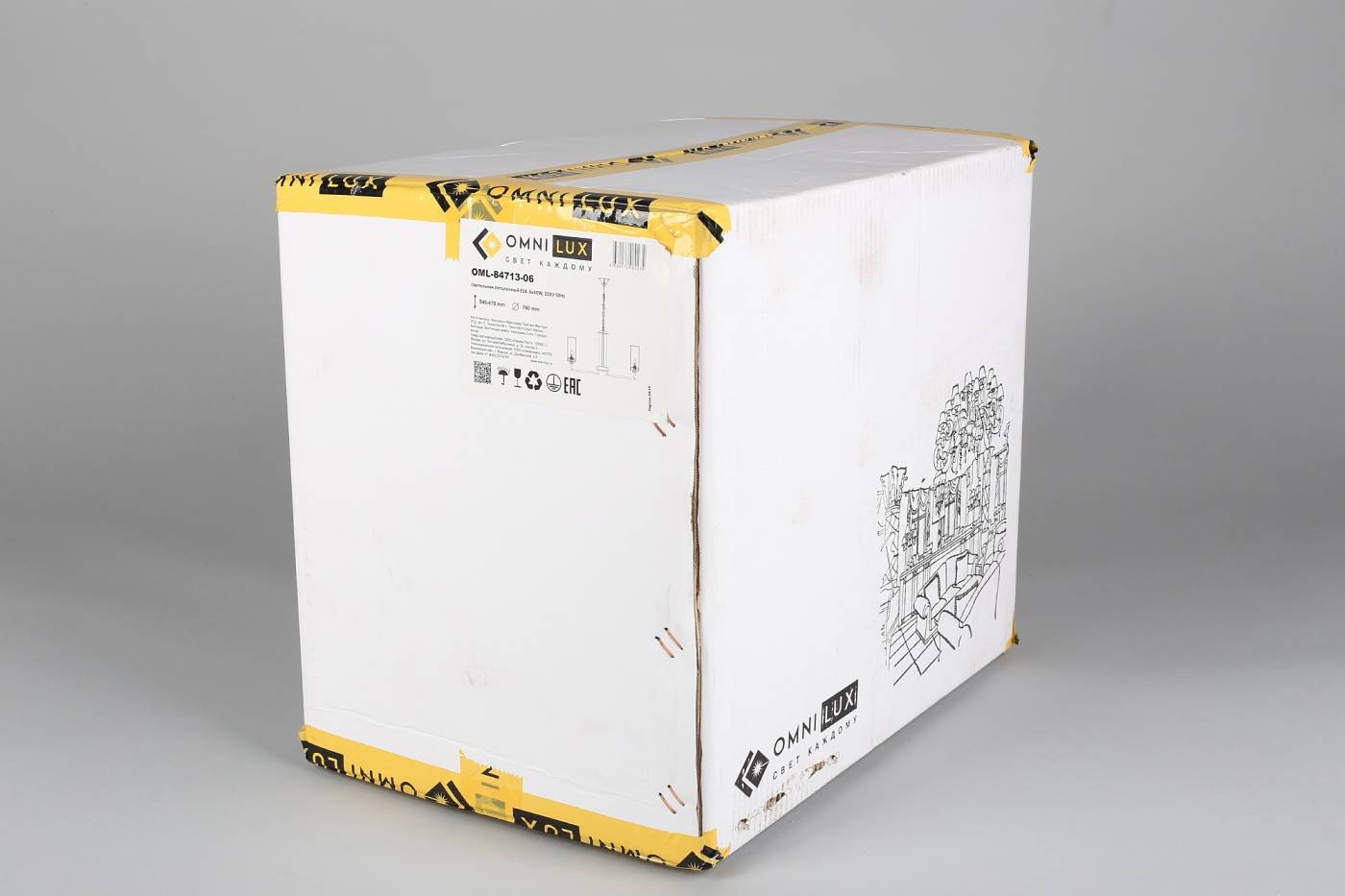 OML-84713-06 Подвесная люстра Omnilux Maiera OML-84713-06